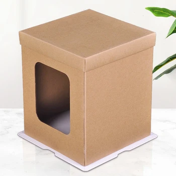 3PCS Kraft Window Box Packing Gift Boxes with PVC Window for Candy/Cake/Soap/Cookie/Cupcake Display Box
3PCS Kraft Window Box Packing Gift Boxes with PVC Window for Candy/Cake/Soap/Cookie/Cupcake Display Box