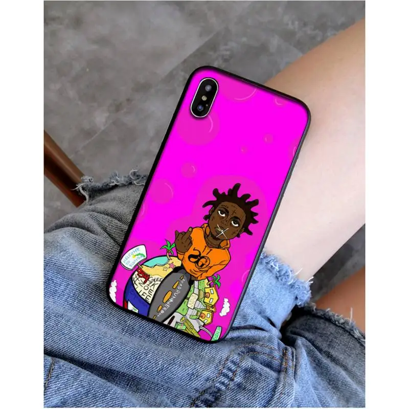 FHNBLJ Kodak Black Rapper Soft Rubber Phone Cover for iphone 11 Pro Max X XS MAX 6 6s 7 8 plus 5 5S 5SE XR SE2020