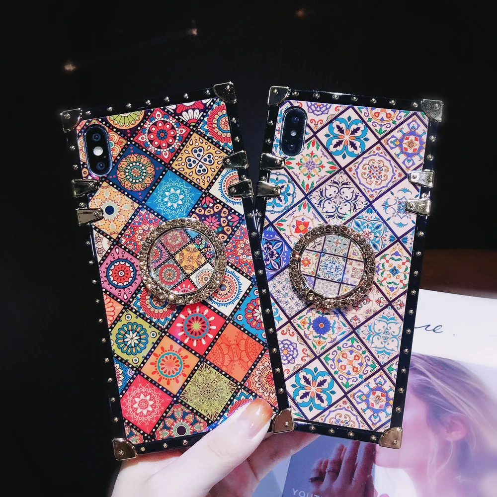 Fashion Luxury Kickstand Phone case With Finger Ring for iPhone X XR Xs Max Case for iPhone7 7P 8 6Splus Back Cover
Fashion Luxury Kickstand Phone case With Finger Ring for iPhone X XR Xs Max Case for iPhone7 7P 8 6Splus Back Cover