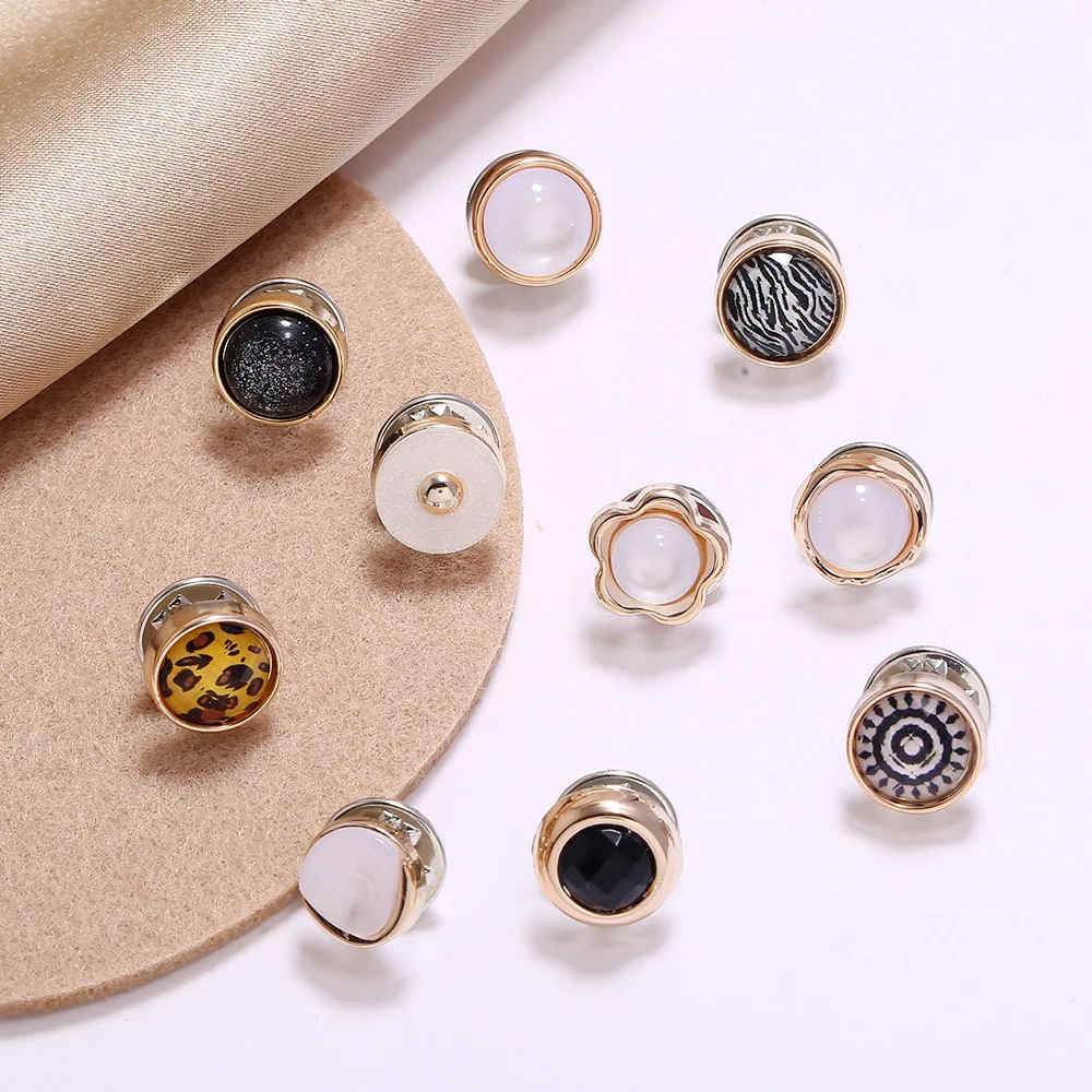 10Pcs Women Brooch Button Pearl Rhinestone Prevent Exposure Shirt Snap Buttons Brooch Pins Badge Cufflinks Button Clothes Decor 6 Mallzona H3bb88ff585994252a40e559466d7d86fu 10Pcs Women Brooch Button Pearl Rhinestone Prevent Exposure Shirt Snap Buttons Brooch Pins Badge Cufflinks Button Clothes Decor Mallzona