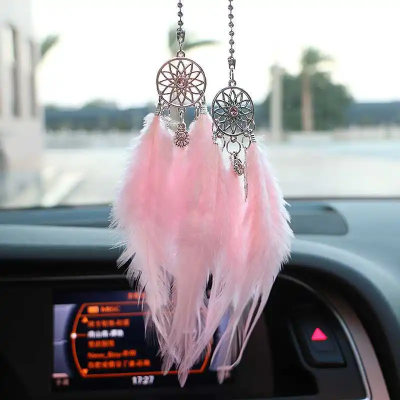 Car Pendant Accessories Hand-woven Pendant Feather Dream Catcher Interior Decoration Pendant Style Home Wall Decoration Feather
Car Pendant Accessories Hand-woven Pendant Feather Dream Catcher Interior Decoration Pendant Style Home Wall Decoration Feather