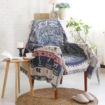 Geometric Sofa Blanket Throws Cotton Weighted Blanket Bedspread Chair Sofa Cover Slipcover Knitted Throw Blanket For Travel Bed
Geometric Sofa Blanket Throws Cotton Weighted Blanket Bedspread Chair Sofa Cover Slipcover Knitted Throw Blanket For Travel Bed