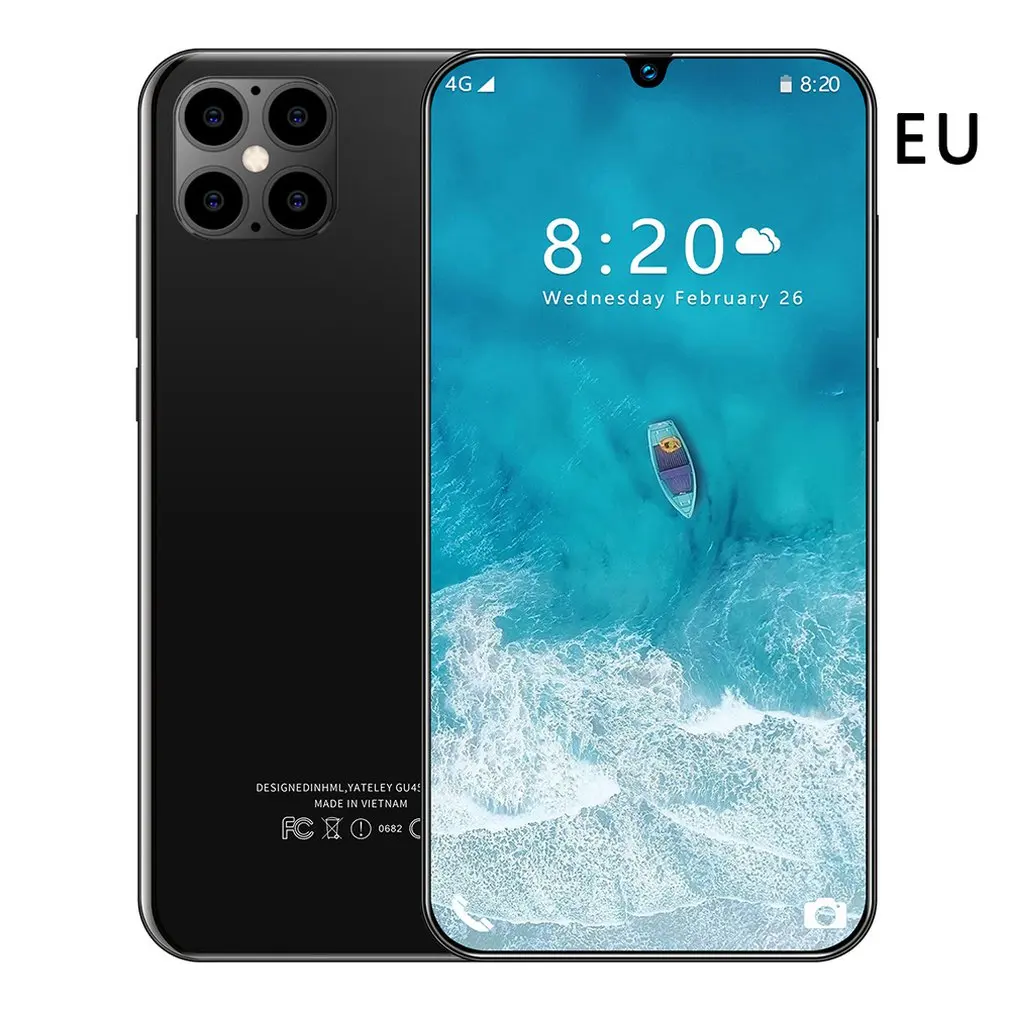 6.26 Inch Screen IP12 Smart Phone 1GB RAM + 8GB ROM 4 Cores Dual Cards Face Lock Waterdrop Screen Smartphones IP12
6.26 Inch Screen IP12 Smart Phone 1GB RAM + 8GB ROM 4 Cores Dual Cards Face Lock Waterdrop Screen Smartphones IP12