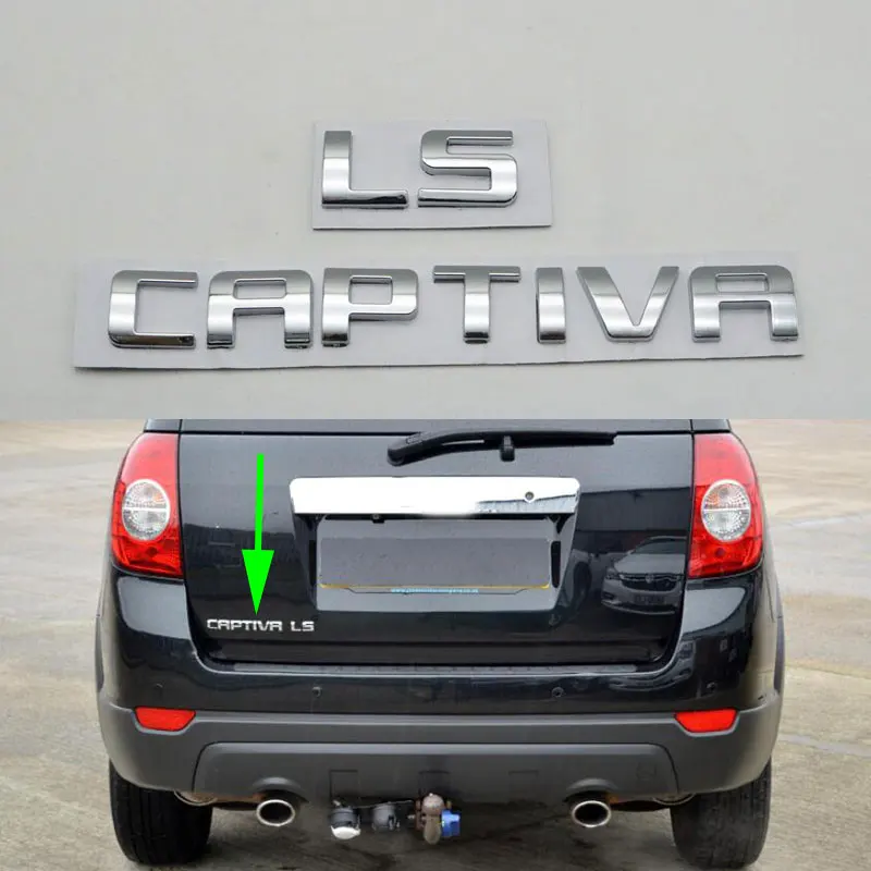 For Chevrolet Captiva LS Captivals Emblem Car Rear Trunk Tailgate Badge Logo Sticker Decal Nameplate | Автомобили и мотоциклы