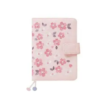 Cherry Blossoms Embroidery Pink Notebook A6 Diary Book Planner Journal Agenda