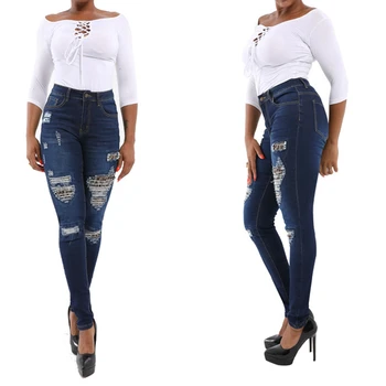 Skinny Jeans Woman 2019 Leopard Jeans Denim Pants Women Streetwear Vintage Blue Stretch Ripped Jeans Ladies Jeans Trousers Denim 
Skinny Jeans Woman 2019 Leopard Jeans Denim Pants Women Streetwear Vintage Blue Stretch Ripped Jeans Ladies Jeans Trousers Denim