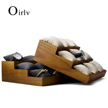 Oirlv Watch Display Tray Solid Wood Jewelry Display with Microfiber Bracelet Bangle Organizer Tray for Showcase
Oirlv Watch Display Tray Solid Wood Jewelry Display with Microfiber Bracelet Bangle Organizer Tray for Showcase
