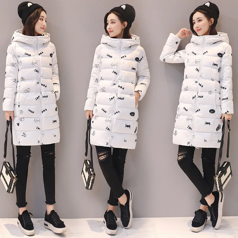 Cotton-padded Clothes Women's Mid-length 2019 College Style Middle And High School Students Thick Warm Hooded Printed Letter Hot
Cotton-padded Clothes Women's Mid-length 2019 College Style Middle And High School Students Thick Warm Hooded Printed Letter Hot