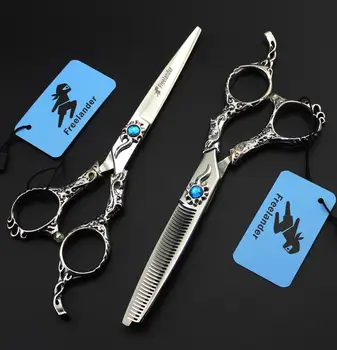 6 inch retro Japan 440c Hair Cutting Scissors Thinning Shears Hairdressing Clipper Hairdresser's haircut scissors 440c
6 inch retro Japan 440c Hair Cutting Scissors Thinning Shears Hairdressing Clipper Hairdresser's haircut scissors 440c