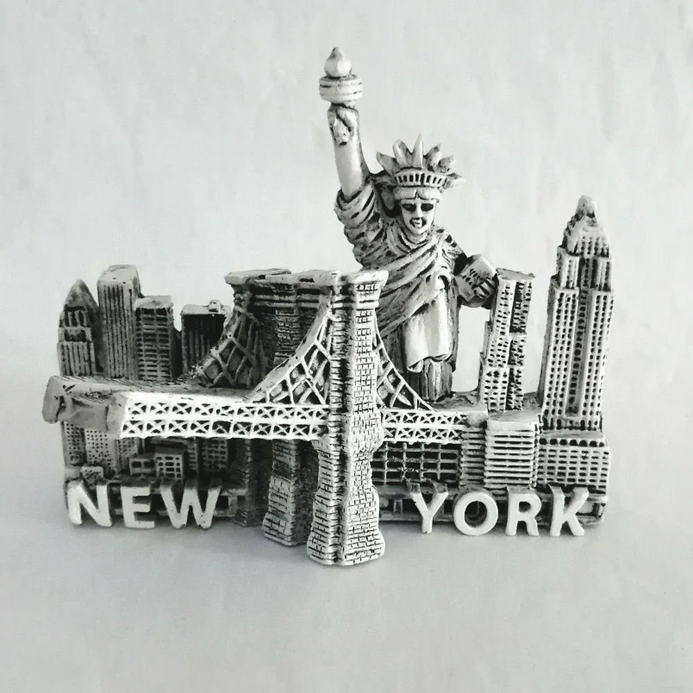 

BABELEMI 3D USA New York Fridge Magnet Travel Tourist Souvenirs Refrigerator Magnets Magnetic Stickers Home Decorations