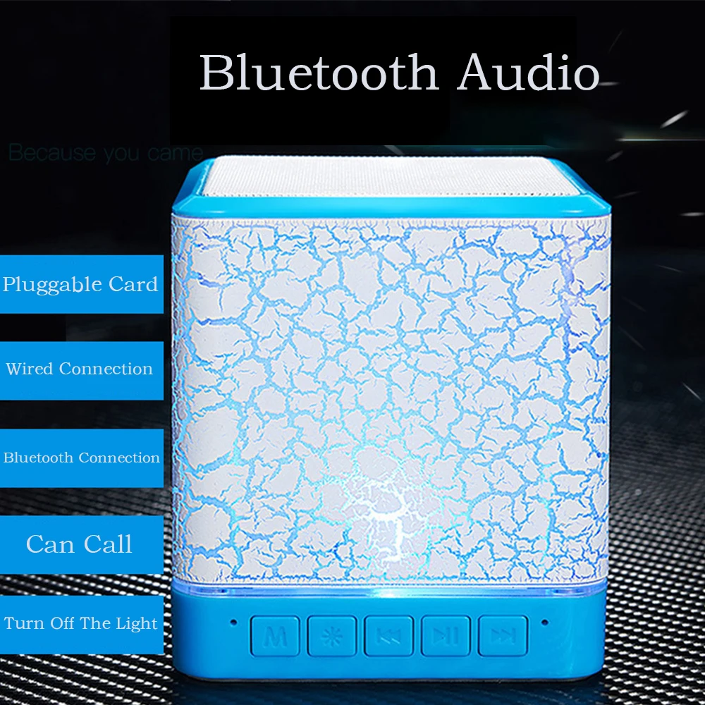 New bluetooth speaker Led Portable Mini wireless speaker Player USB Radio Fm Mp3 Music Sound Column for PC Mobile phone Xiaomi
New bluetooth speaker Led Portable Mini wireless speaker Player USB Radio Fm Mp3 Music Sound Column for PC Mobile phone Xiaomi