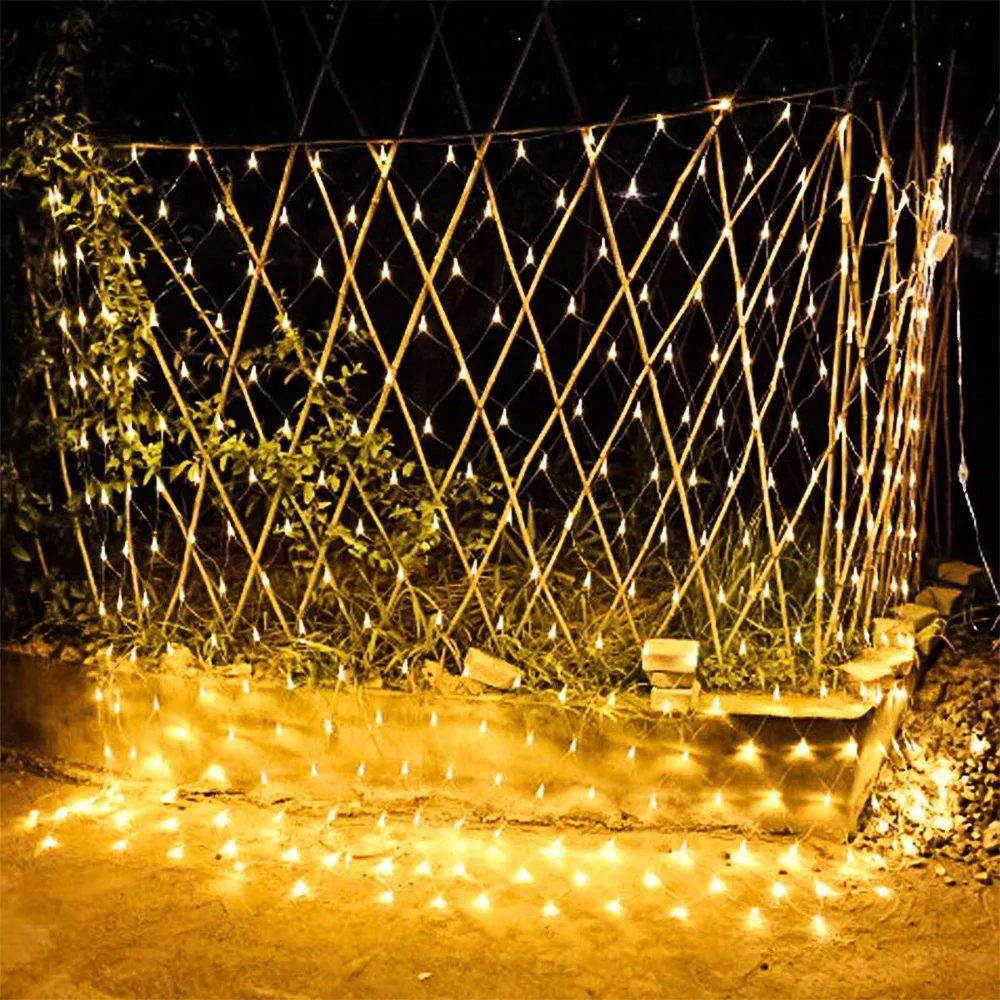 LED Fairy Fishing Net Lights LED String Lights Outdoor 8 Modes Waterproof IP44 Decorated Holiday Wedding Home Park Garden Lights
LED Fairy Fishing Net Lights LED String Lights Outdoor 8 Modes Waterproof IP44 Decorated Holiday Wedding Home Park Garden Lights