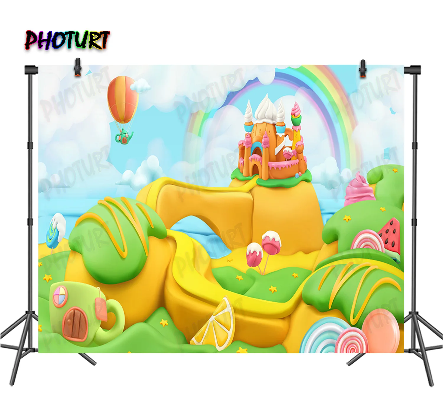 PHOTURT Candyland Backdrop Girls Birthday Party Decorate Background Sweet Ice Cream Cookie Vinyl Photo Banner Photography Props
PHOTURT Candyland Backdrop Girls Birthday Party Decorate Background Sweet Ice Cream Cookie Vinyl Photo Banner Photography Props