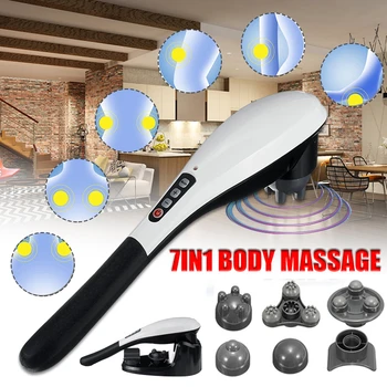 Dolphin Shape 6massage Head Cordless Handheld Massager Deep Tissue Therapy Muscle Relief Machine with Rubber Handle Easy Grip
Dolphin Shape 6massage Head Cordless Handheld Massager Deep Tissue Therapy Muscle Relief Machine with Rubber Handle Easy Grip