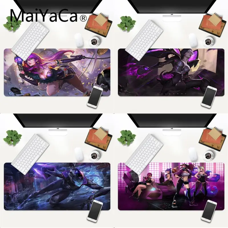 MaiYaCa Kaisa LoL League of Legends Rubber Pad to Mouse Game Gaming Mouse Mat xl xxl 600x300mm for Lol world of warcraft
MaiYaCa Kaisa LoL League of Legends Rubber Pad to Mouse Game Gaming Mouse Mat xl xxl 600x300mm for Lol world of warcraft