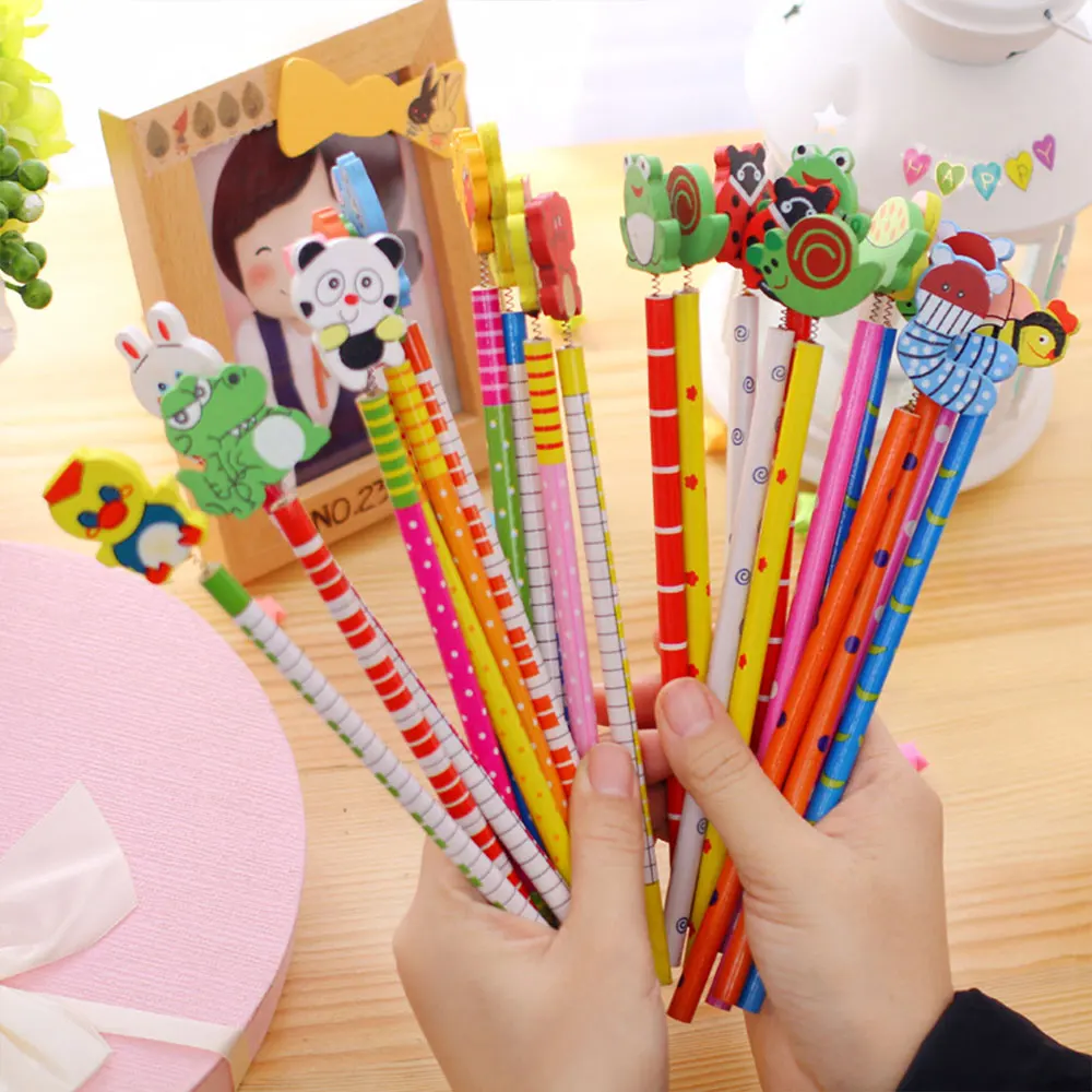 Pencil Eraser Wood Spring Gift Stationery Writing Tool Random Cute School Standard Pencils Student Christmas Cartoon
Pencil Eraser Wood Spring Gift Stationery Writing Tool Random Cute School Standard Pencils Student Christmas Cartoon