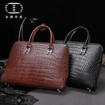 100% High Quality Genuine Crocodile Leather Bag Male Crocodile Belly Business Leisure Briefcase
100% High Quality Genuine Crocodile Leather Bag Male Crocodile Belly Business Leisure Briefcase