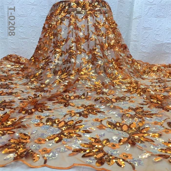 Gold Lace Fabric High Quality African Tulle Lace Fabric Latest French Mesh Sequins Lace Fabric for Women Dresse 5yard
Gold Lace Fabric High Quality African Tulle Lace Fabric Latest French Mesh Sequins Lace Fabric for Women Dresse 5yard