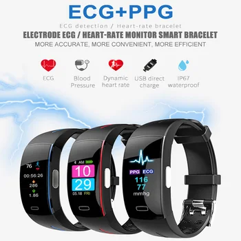 ECG+PPG Blood Pressure Sport Smart Watch Bracelet Color Screen Heart Rate Monitor Smart Band Fitness Activity Tracker SmartWatch
ECG+PPG Blood Pressure Sport Smart Watch Bracelet Color Screen Heart Rate Monitor Smart Band Fitness Activity Tracker SmartWatch