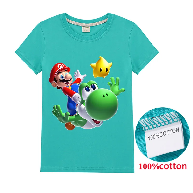 2020 Summer Children Clothes Games Super Mario T Shirt Kids Boys T-shirts Powerpuff Girls Top Cartoon Print Clothing
2020 Summer Children Clothes Games Super Mario T Shirt Kids Boys T-shirts Powerpuff Girls Top Cartoon Print Clothing