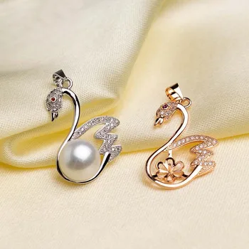 Swan Style Pendant Mountings Findings Settings Jewelry Fittings Women Accessories for Pearls Beads Stones Crystals Jade Agate
Swan Style Pendant Mountings Findings Settings Jewelry Fittings Women Accessories for Pearls Beads Stones Crystals Jade Agate