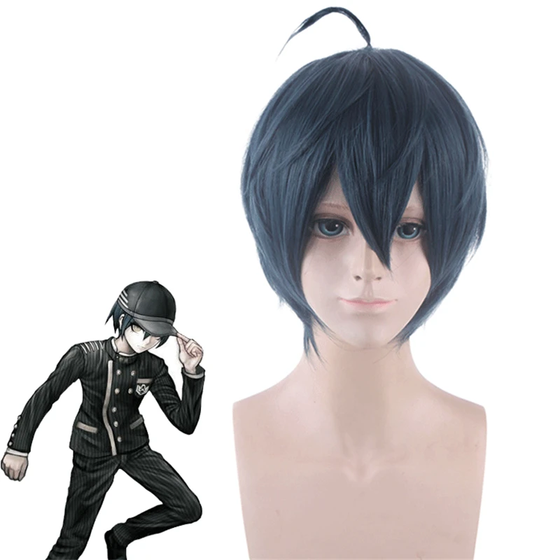 Danganronpa V3: Killing Harmony Shuichi Saihara Cosplay Wigs Dangan Ronpa Short Heat Resistant Synthetic Hair Wig + Wig Cap
Danganronpa V3: Killing Harmony Shuichi Saihara Cosplay Wigs Dangan Ronpa Short Heat Resistant Synthetic Hair Wig + Wig Cap