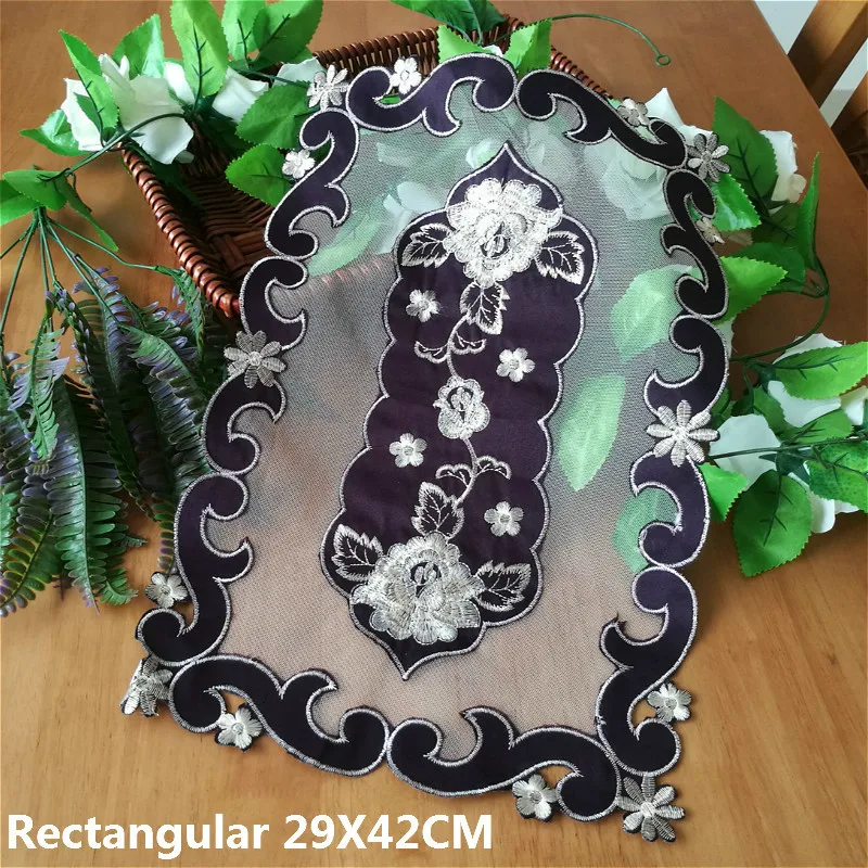 Luxury Mesh Satin Splice Glitter Embroidery Rectangular Placemats Table Mat Coaster Pad Tea Napkins Christmas Lace Doilies Decor
Luxury Mesh Satin Splice Glitter Embroidery Rectangular Placemats Table Mat Coaster Pad Tea Napkins Christmas Lace Doilies Decor
