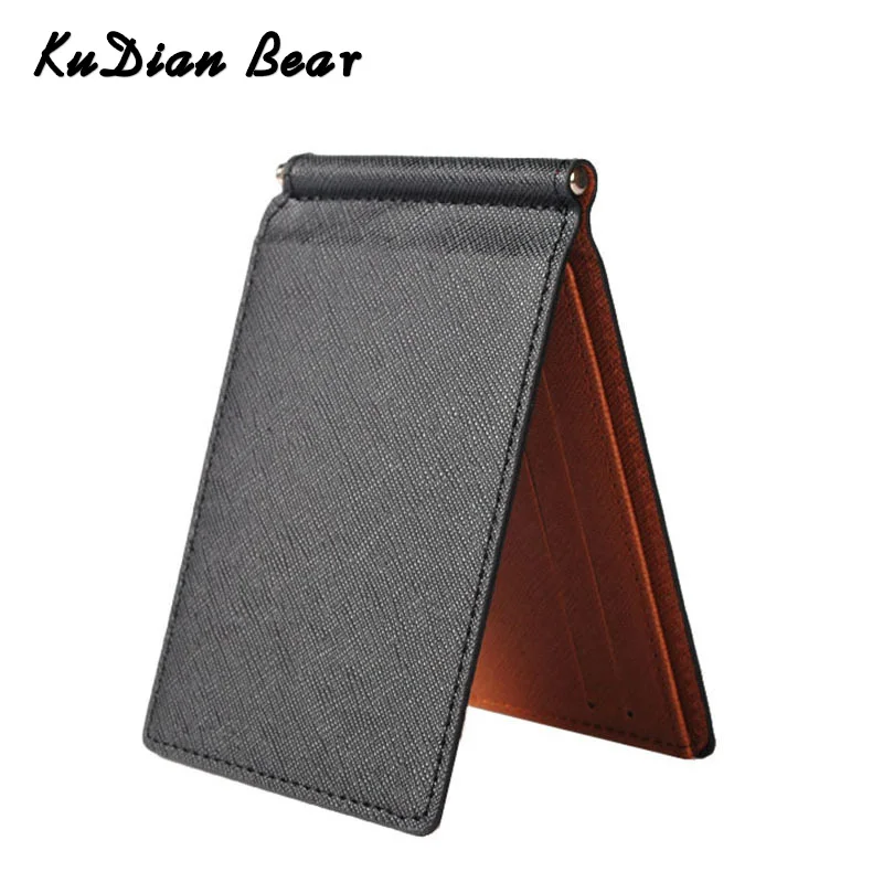 KUDIAN BEAR Short Men Money Clip Metal PU Leather Short Wallet Slim Male Card Case Thin Purse Clamps for Money BID130 PM49
KUDIAN BEAR Short Men Money Clip Metal PU Leather Short Wallet Slim Male Card Case Thin Purse Clamps for Money BID130 PM49
