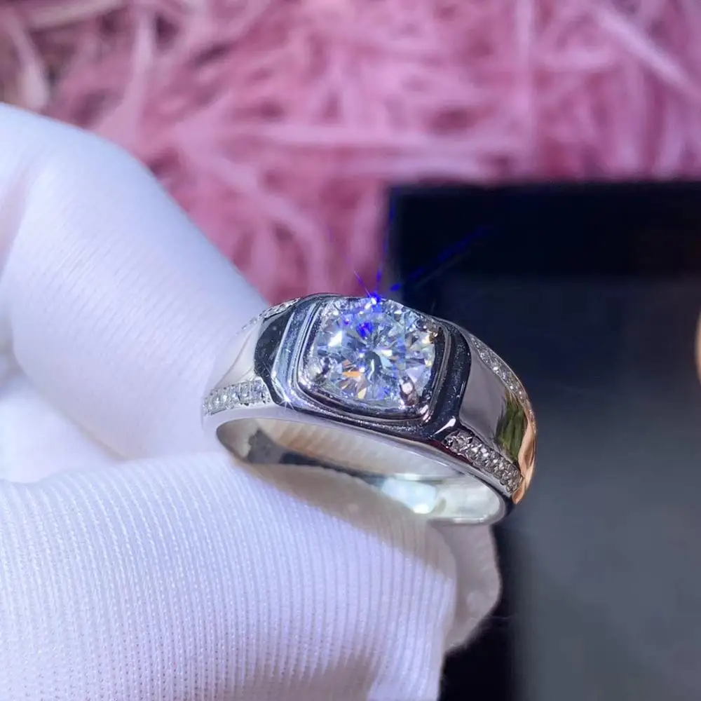 Мужское кольцо Moissanite, серебро 925 пробы, красивый огнеупорный цвет, заменитель бриллиантов
Мужское кольцо Moissanite, серебро 925 пробы, красивый огнеупорный цвет, заменитель бриллиантов