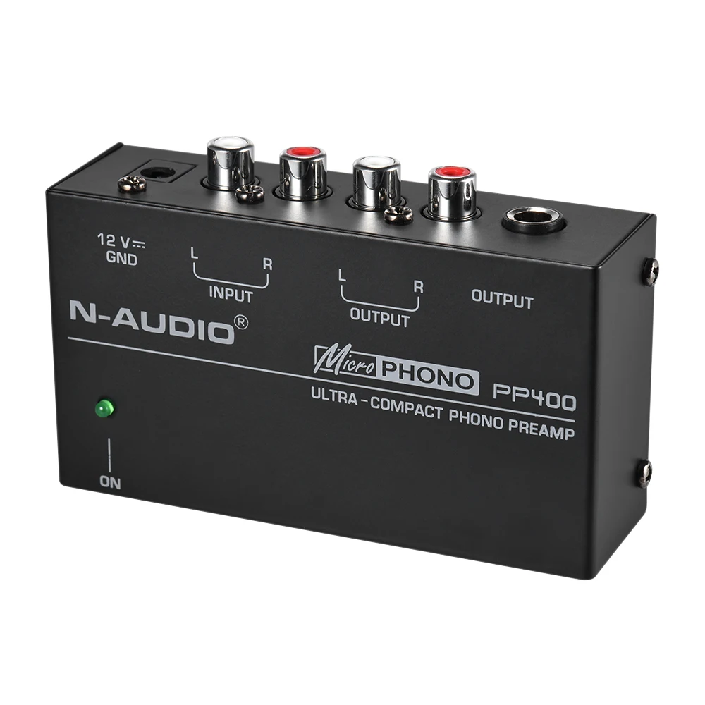 Сверхкомпактный преусилитель Phono с RCA 1/4 "TRS Interfaces phono Preamp|preamp preamplifiers|phono preampphono