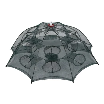 Portable Foldable 8 Sides 16 Holes Automatic Fishing Net Landing Net Trap Cast Dip Cage Fish Shrimp Trap Fish Net Minnow Crayfis
Portable Foldable 8 Sides 16 Holes Automatic Fishing Net Landing Net Trap Cast Dip Cage Fish Shrimp Trap Fish Net Minnow Crayfis