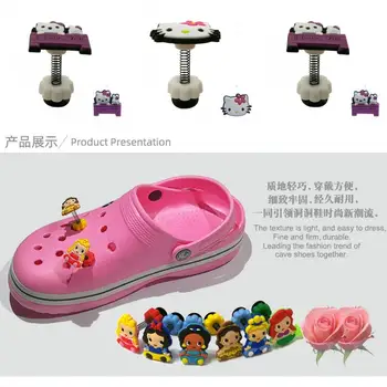 1pc Hello Cat Girls Cute Standing Flat Spring shoe charms PVC shoe accessories shoe decoration for croc jibz Kids Party Gift
1pc Hello Cat Girls Cute Standing Flat Spring shoe charms PVC shoe accessories shoe decoration for croc jibz Kids Party Gift