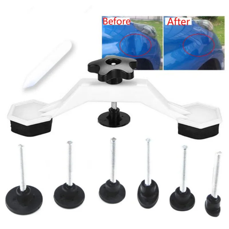 Paintless Auto Car Dent Repair Body Damage Fix Tool Pulling Bridge Puller Dent Removal Glue Tabs Hand Repair Tools Kit Universal
Paintless Auto Car Dent Repair Body Damage Fix Tool Pulling Bridge Puller Dent Removal Glue Tabs Hand Repair Tools Kit Universal