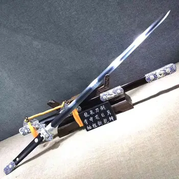 Hand Forged KungFu Sword Long Folded Steel Blade Chinese Sword Sharp Saber
Hand Forged KungFu Sword Long Folded Steel Blade Chinese Sword Sharp Saber