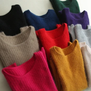 Super Warm 100% Mink Cashmere Sweaters and Pullovers Women Winter High elasticity Soft Sweater O-neck Female Basic Pullovers
Super Warm 100% Mink Cashmere Sweaters and Pullovers Women Winter High elasticity Soft Sweater O-neck Female Basic Pullovers