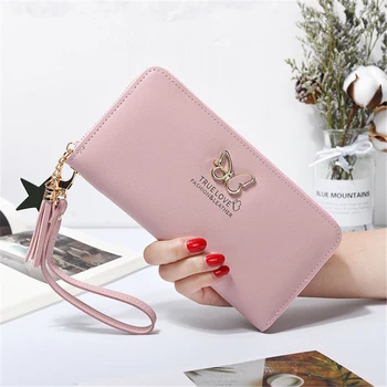 Fashion Butterfly Women Wallet Wrist Handle Phone Case Long Section Money Pocket Pouch Handbag Women's Purse Card Holders 2020
Fashion Butterfly Women Wallet Wrist Handle Phone Case Long Section Money Pocket Pouch Handbag Women's Purse Card Holders 2020