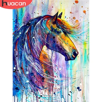 HUACAN 5D Diamond Painting Horse Full Square/round Diamond Embroidery Mosaic Animal Rhinestone Picture
HUACAN 5D Diamond Painting Horse Full Square/round Diamond Embroidery Mosaic Animal Rhinestone Picture