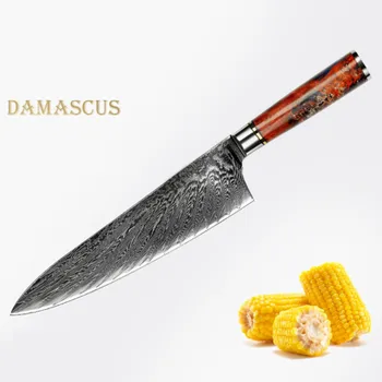 Handmade Chef Knife Japanese Damascus Steel Kiritsuke 67 layers VG10 Luxury Kitchen Knives Professional Cooking Tools Best Gift
Handmade Chef Knife Japanese Damascus Steel Kiritsuke 67 layers VG10 Luxury Kitchen Knives Professional Cooking Tools Best Gift