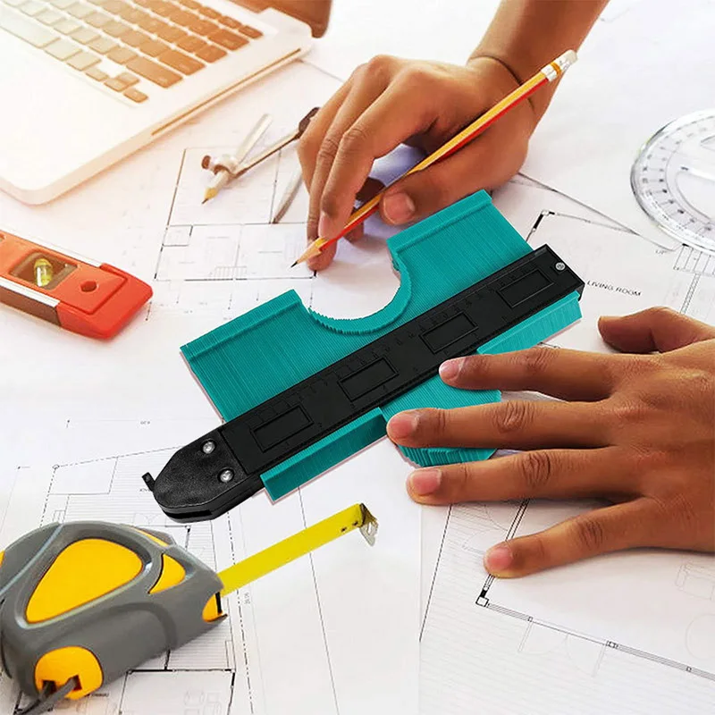 5/10 Inch Multifunctional Contour Gauge Profile Copy Gauge Profile Jig Guide Marking For Tile Edge Shape Copy Measuring Tools
5/10 Inch Multifunctional Contour Gauge Profile Copy Gauge Profile Jig Guide Marking For Tile Edge Shape Copy Measuring Tools