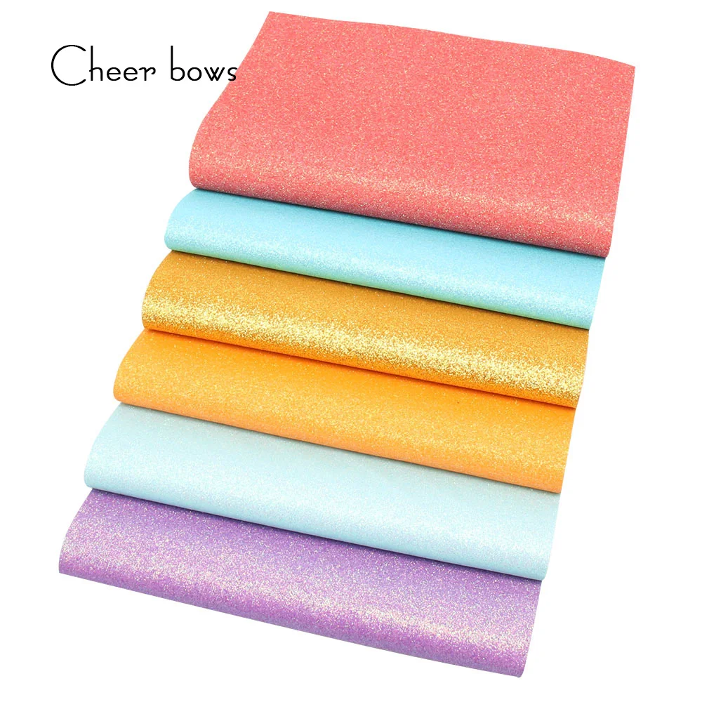 Cheerbows A4 Candy Glitter Leather Synthetic Leather Sheet for Bow Making DIY Handbag Shoes Handmade Crafts Materials 6pc/set
Cheerbows A4 Candy Glitter Leather Synthetic Leather Sheet for Bow Making DIY Handbag Shoes Handmade Crafts Materials 6pc/set
