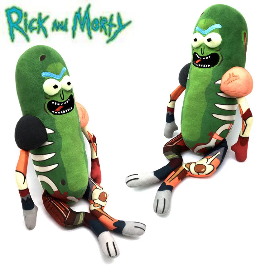 

[READY STOCK]45cm/18" Rick and Morty Pickle Rick plush toys Rick Plush for kids gift birthday gift Christmas gift