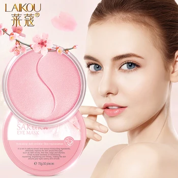 LAIKOU Cherry Blossoms Collagen Eye Mask Moisturizing Gel Eye Patches Remove Dark Circles Anti Age Bag Eye Wrinkle Skin Care
LAIKOU Cherry Blossoms Collagen Eye Mask Moisturizing Gel Eye Patches Remove Dark Circles Anti Age Bag Eye Wrinkle Skin Care