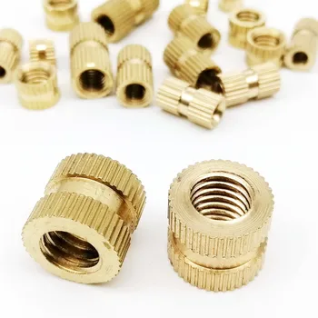 10/50X M2 M2.5 M3 M4 M5 M6 M8 M10 Solid Brass Pure Copper Metric Thread Injection Molding Knurl Insert Nut Nutsert Embedded Nut
10/50X M2 M2.5 M3 M4 M5 M6 M8 M10 Solid Brass Pure Copper Metric Thread Injection Molding Knurl Insert Nut Nutsert Embedded Nut