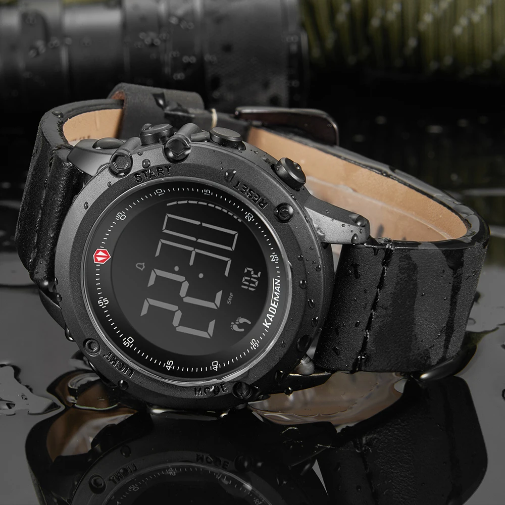 Часы наручные K698 мужские светодиодные спортивные цифровые водонепроницаемые