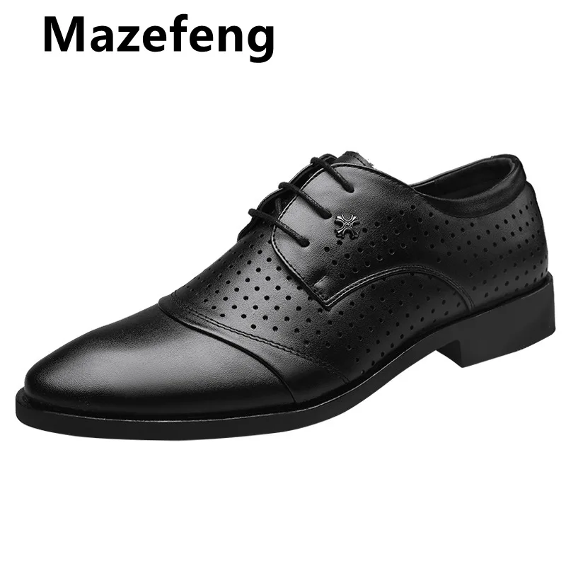 2019 Men Weddin Shoes Microfiber Leather Formal Business Pointed Toe for Man Hollow Out Dress Shoes Men's Oxford Flats
2019 Men Weddin Shoes Microfiber Leather Formal Business Pointed Toe for Man Hollow Out Dress Shoes Men's Oxford Flats