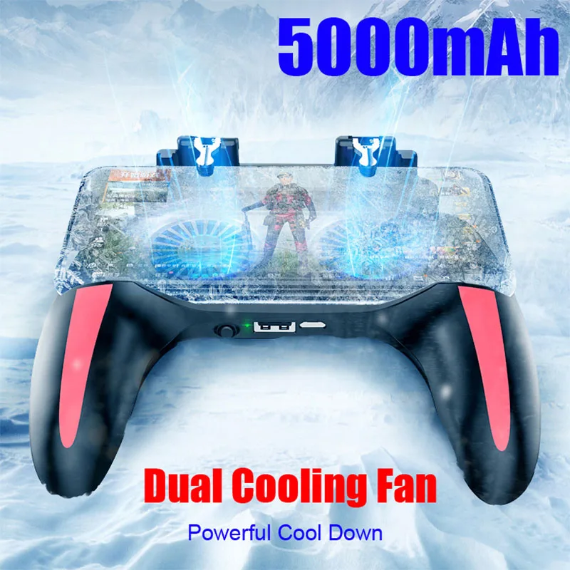 Gamepad Pubg Controller Android Joystick Mobile Game Pad Controller With Double Cooling Fan Powerbank Gamepad
Gamepad Pubg Controller Android Joystick Mobile Game Pad Controller With Double Cooling Fan Powerbank Gamepad