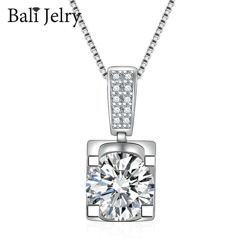 Bali Jelry Luxury Charm Necklace with 925 Silver Zircon Gemstones Pendant Fine Jewelry Accessories for Women Wedding Engagement
Bali Jelry Luxury Charm Necklace with 925 Silver Zircon Gemstones Pendant Fine Jewelry Accessories for Women Wedding Engagement