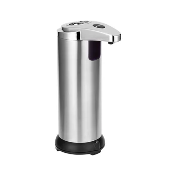 250ML Automatic Soap Dispenser IR Sensor Touchless Dispenser Soap Stainless Steel Waterproof Liquid Soap Dispenser Pump
250ML Automatic Soap Dispenser IR Sensor Touchless Dispenser Soap Stainless Steel Waterproof Liquid Soap Dispenser Pump