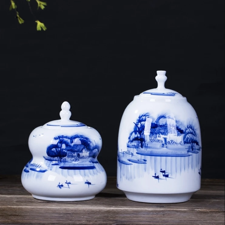 Jingdezhen Ceramics Home Decorations Vase Decoration Creative Traditional Craft Storage Tank Lotus Modern Simple Home 5 Models
Jingdezhen Ceramics Home Decorations Vase Decoration Creative Traditional Craft Storage Tank Lotus Modern Simple Home 5 Models