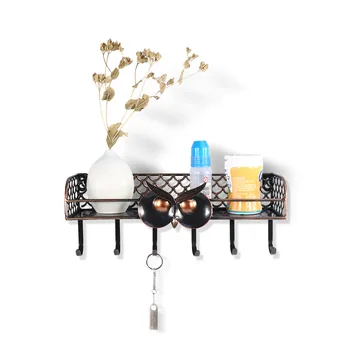 Tooarts Multifunctional Wall Mounted Owl Spice Shelf with Hooks Iron Spice Rack Space Saving Storage Organizer
Tooarts Multifunctional Wall Mounted Owl Spice Shelf with Hooks Iron Spice Rack Space Saving Storage Organizer